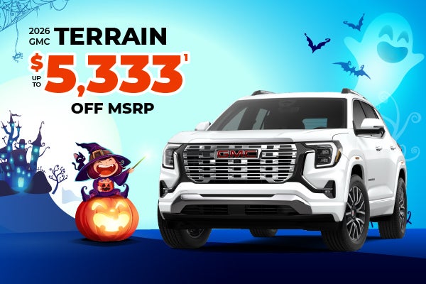 2026 GMC Terrain - up to $5333 off MSRP