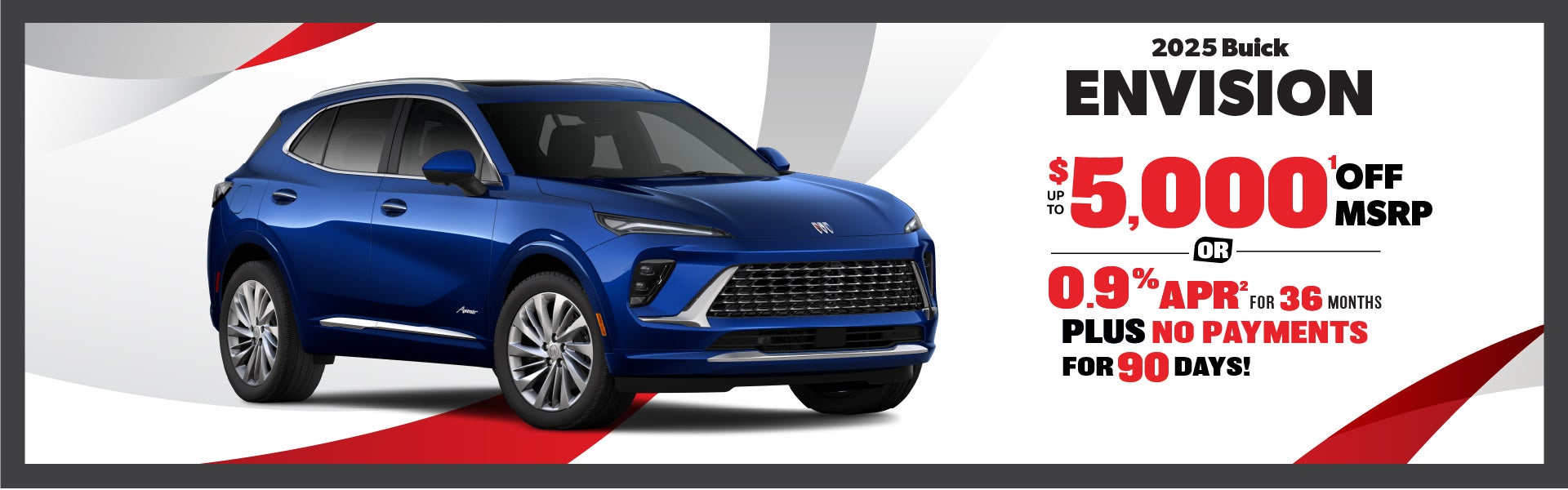 2025 Buick Envision - up to $5000 off MSRP or 0.9% APR